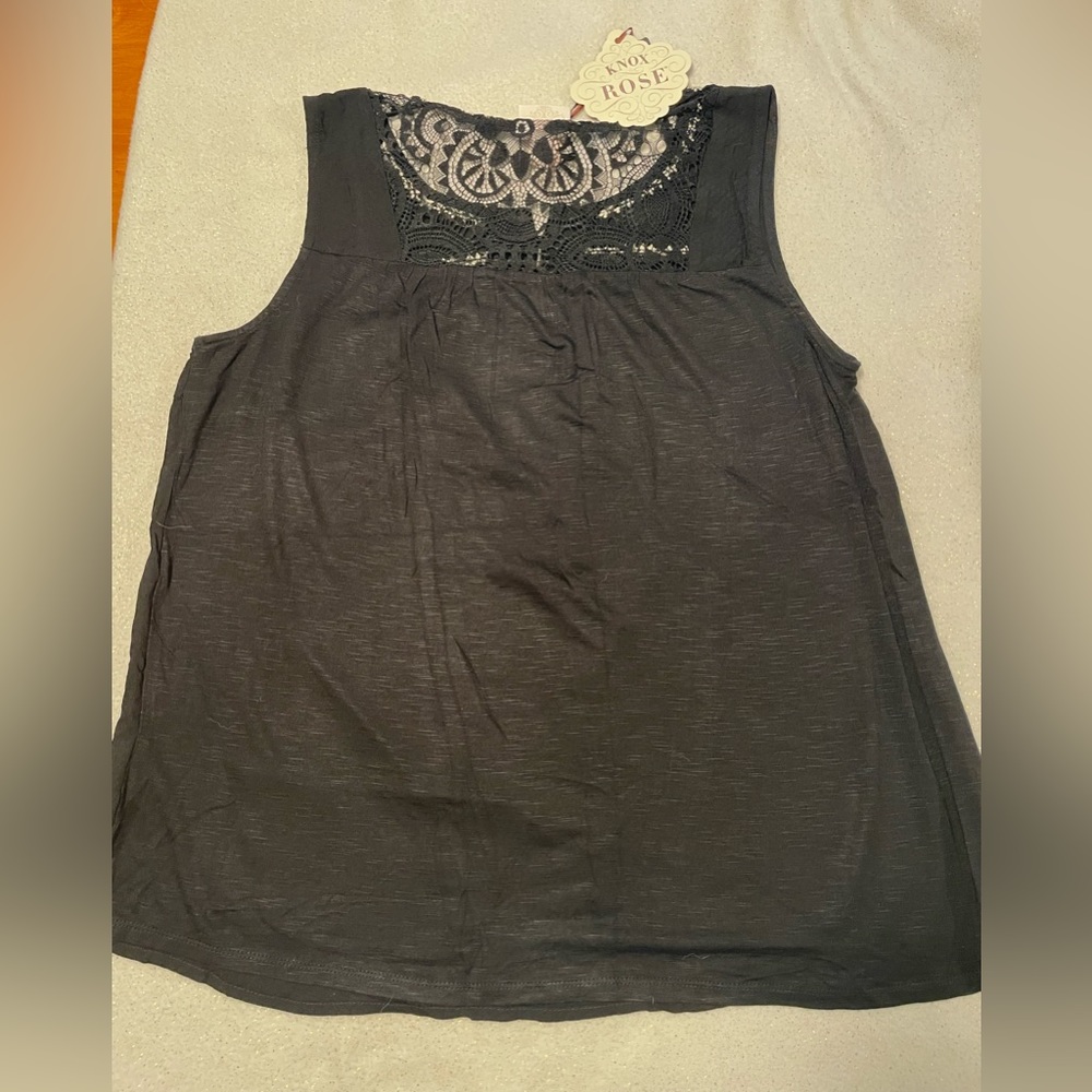 Brand new with tags black with lace top from Knox Rose in a size medium - Picture 5 of 6